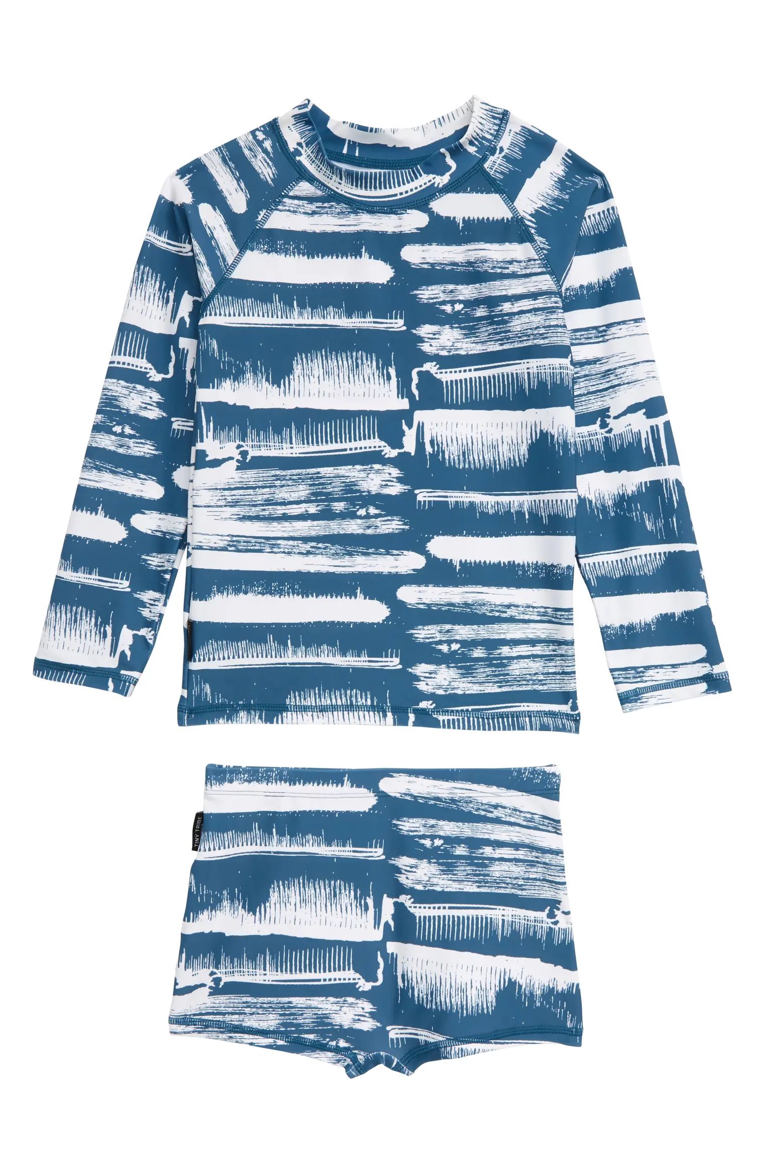 Paint Stroke Two-Piece Rashguard Swimsuit | Nordstrom