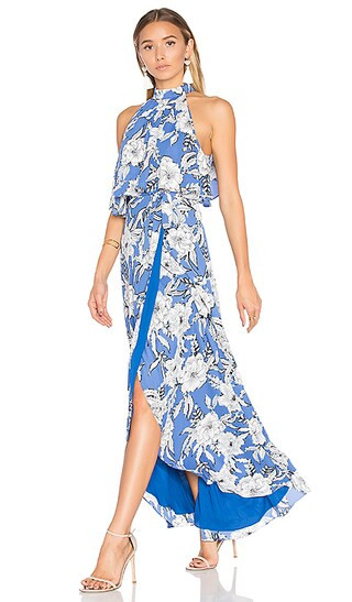 Lovers + Friends Golden Ray Maxi Dress in Riviera Floral | Revolve Clothing
