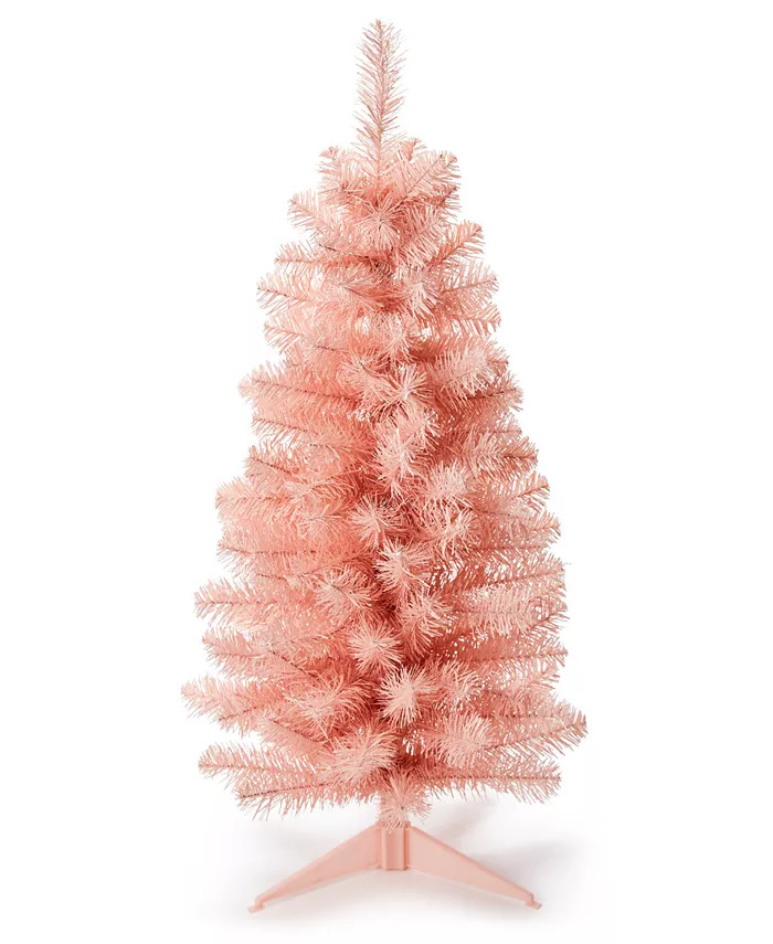 Shimmer and Light 3' Pink Artificial Christmas Tree, Created for Macy's | Macy's