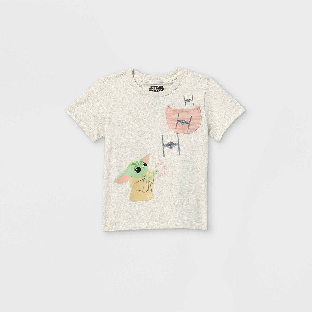 Toddler Boys' Star Wars Baby Yoda Short Sleeve Pocket T-Shirt - | Target
