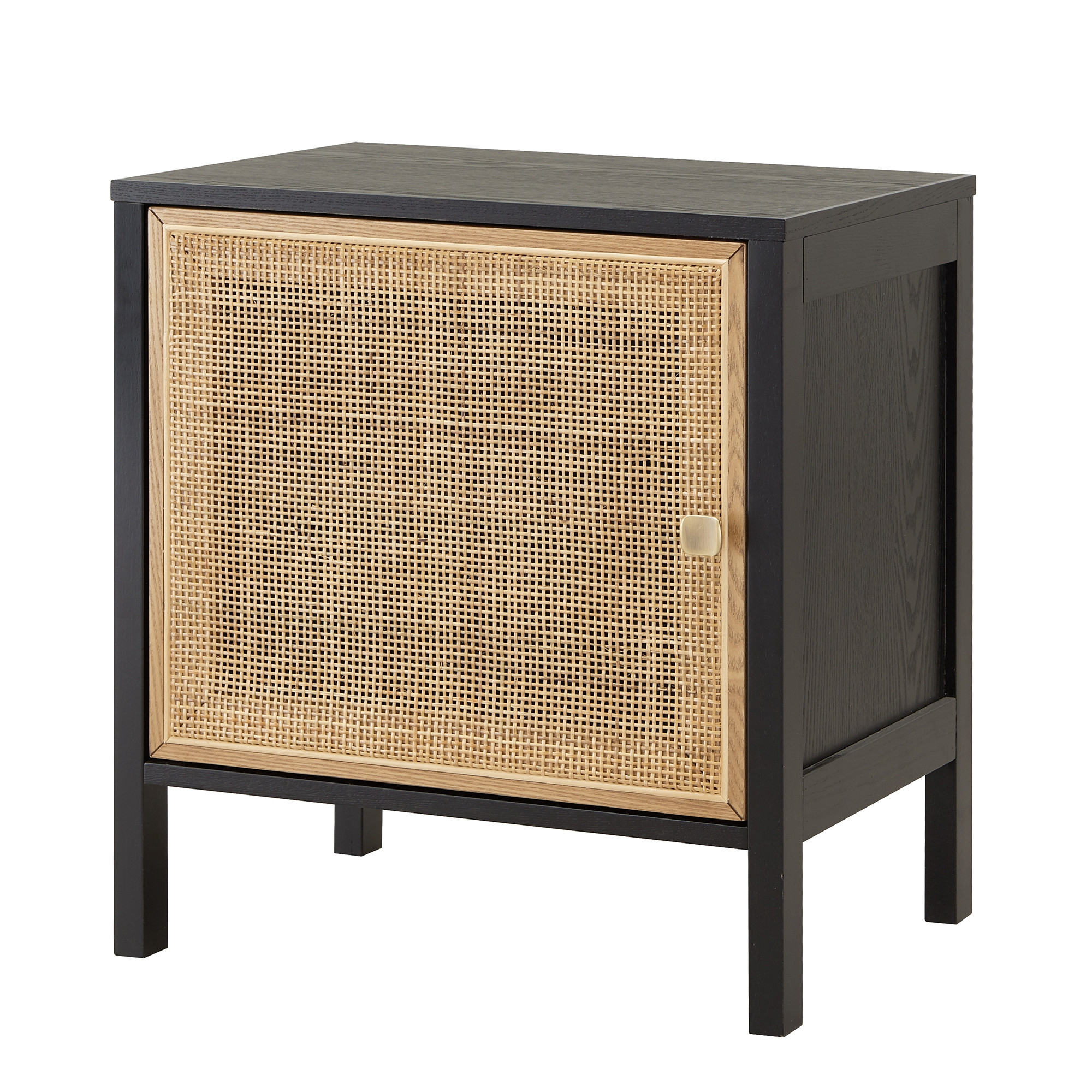Hawoo Rattan Nightstand Brown Accent Cabinet with Drawers for Living Room | Walmart (US)