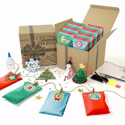 ArtSkills 25 Day Christmas Craft Advent Calendar 2024, Crafting Through the Holidays Arts & Crafts Advent Calendar for Kids | Amazon (US)
