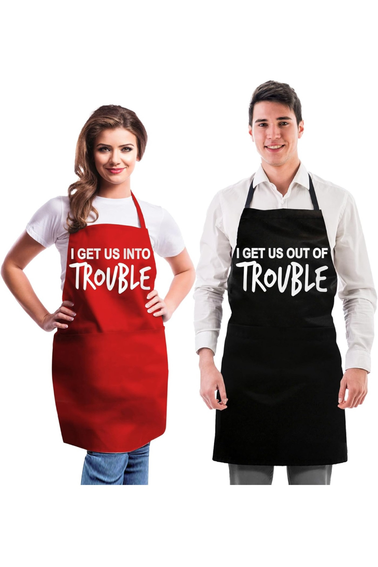 Fun aprons for you and your other half. Perfect for Valentine’s Day, wedding, engagement, and birthdays

#LTKFindsUnder50 #LTKStyleTip