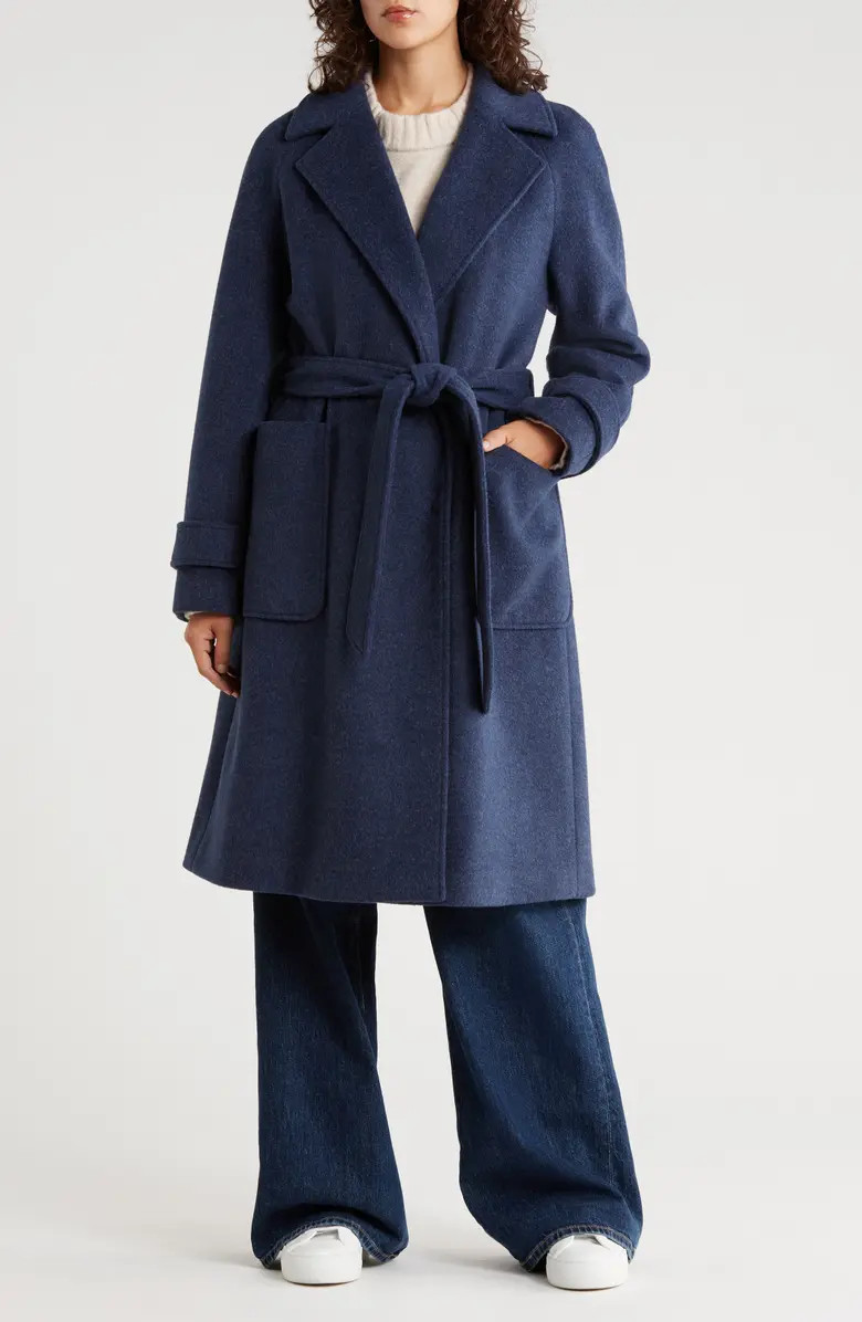 BCBGeneration Missy Belted Wrap Coat | Nordstromrack | Nordstrom Rack