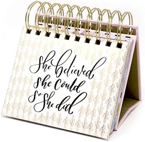 bloom daily planners Undated Perpetual Desk Easel - Religious/Inspirational Standing Desktop Flip... | Amazon (US)