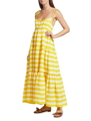 Alight Stripe Linen Maxi Dress | Saks Fifth Avenue OFF 5TH