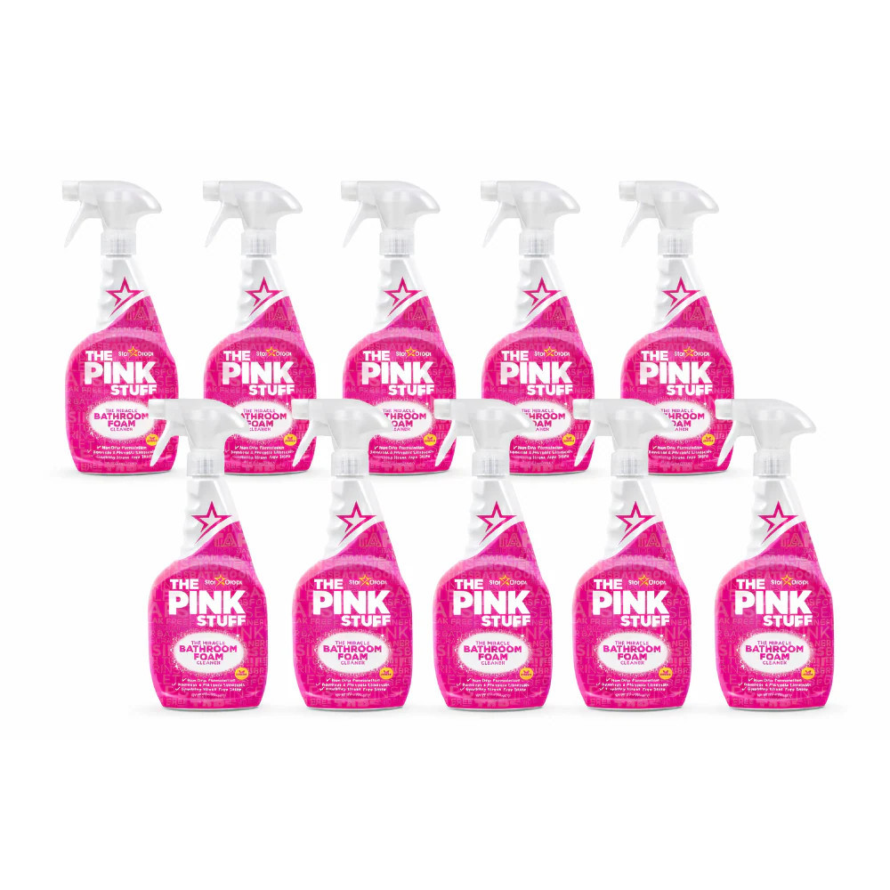 The Pink Stuff Fruity Scent Bathroom Cleaner Foam 25.4 oz Pack of 10 one_size | 82383 | Lowe's
