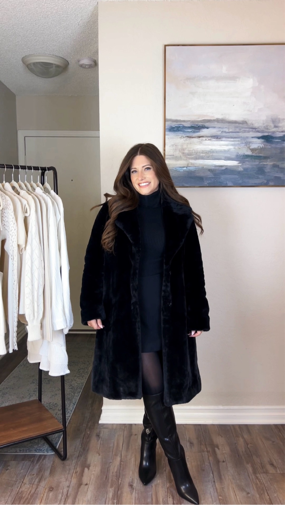 Long Faux Fur Coat 🖤 I’m 5’1 wearing size XS

#LTKSeasonal #LTKStyleTip #LTKHoliday