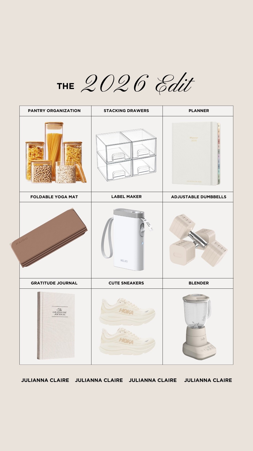 Essentials for the new year! Fitness goals, home organizing, and planning 

#LTKselfcare #LTKfitnessgoals