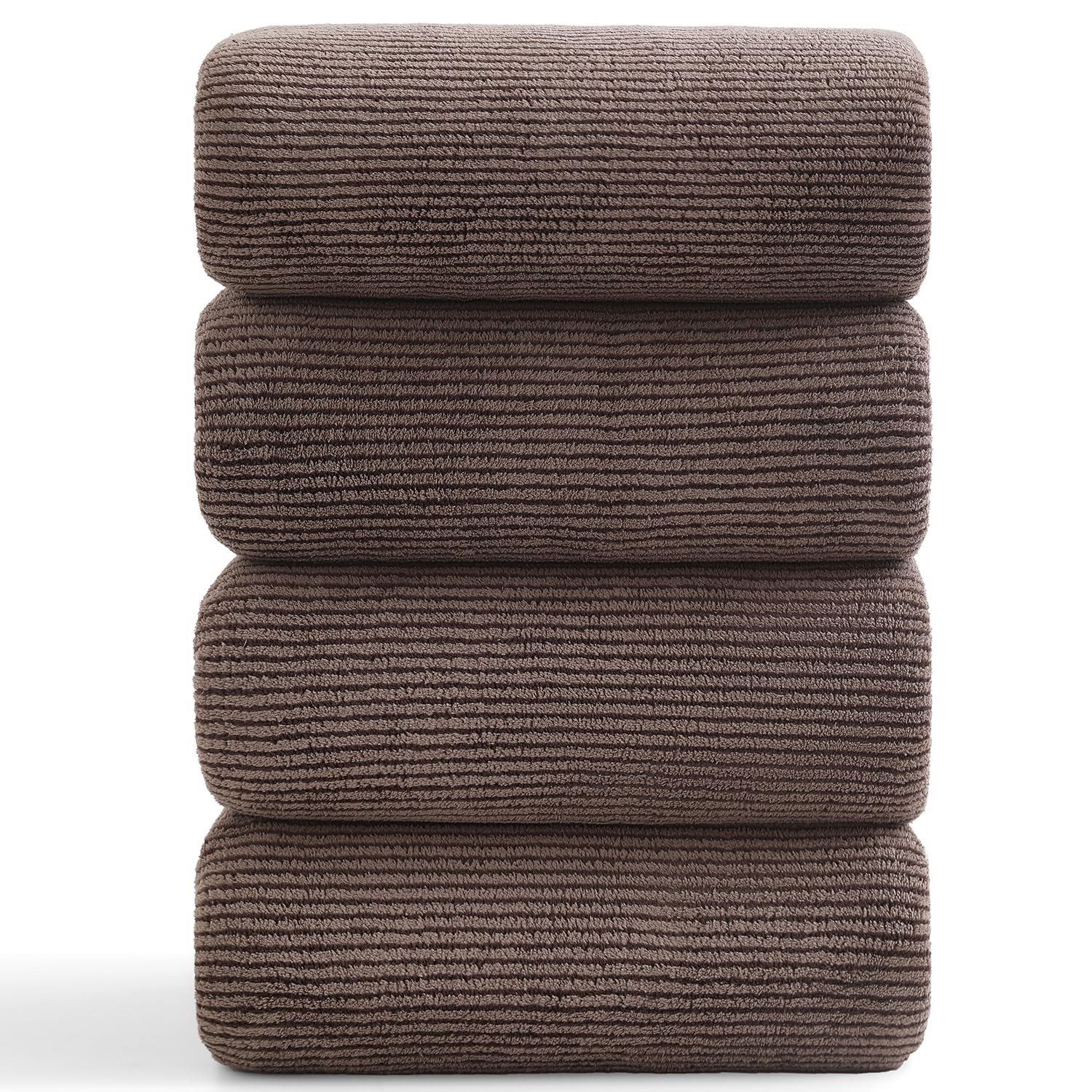 4 Piece Bath Towel Set 35"x70"Oversized Bath Towel for Bathroom Ultra Soft Fluffy Extra Large Bat... | Amazon (US)