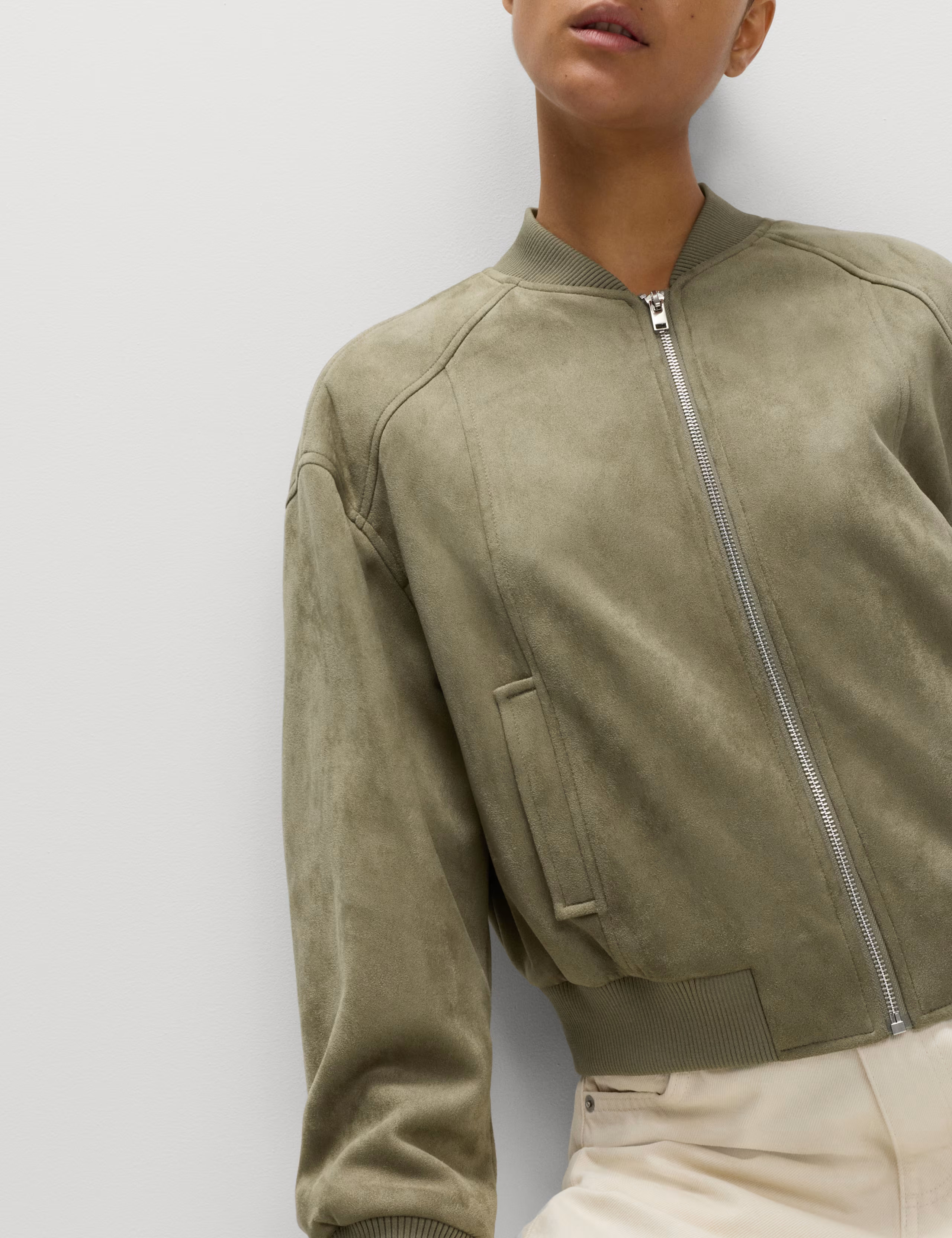 Suedette Lightweight Bomber Jacket | Marks & Spencer (UK)