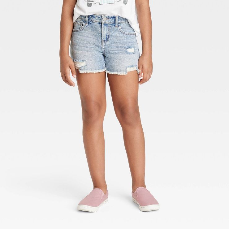 Girls' Mid-Rise Jean Shorts - art class™ | Target