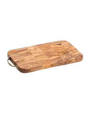 Made In Italy 14x8 Olivewood Checkered Cutting Board | Home | Marshalls | Marshalls