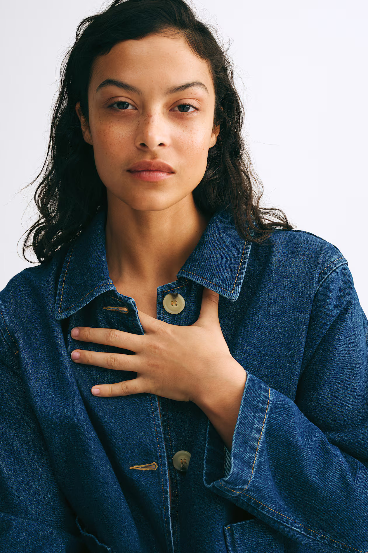 Twill Jacket with Collar | H&M (US + CA)