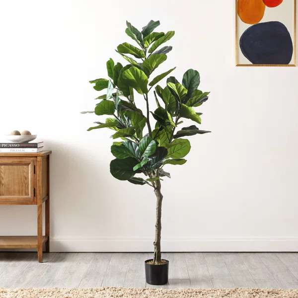 Faux Fiddle Leaf Fig Potted Tree | Wayfair North America