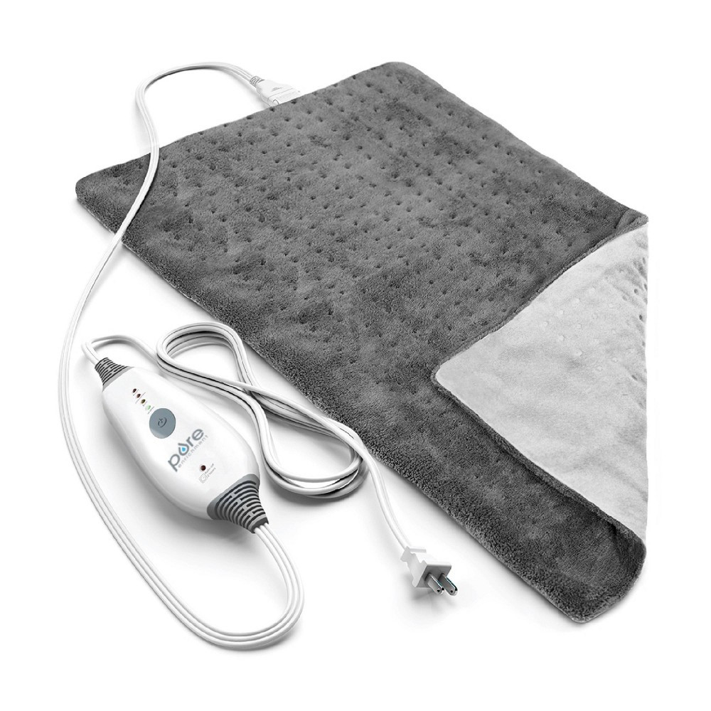Pure Enrichment PureRelief Deluxe Heating Pad - 12"" x 24"" - Gray | Target