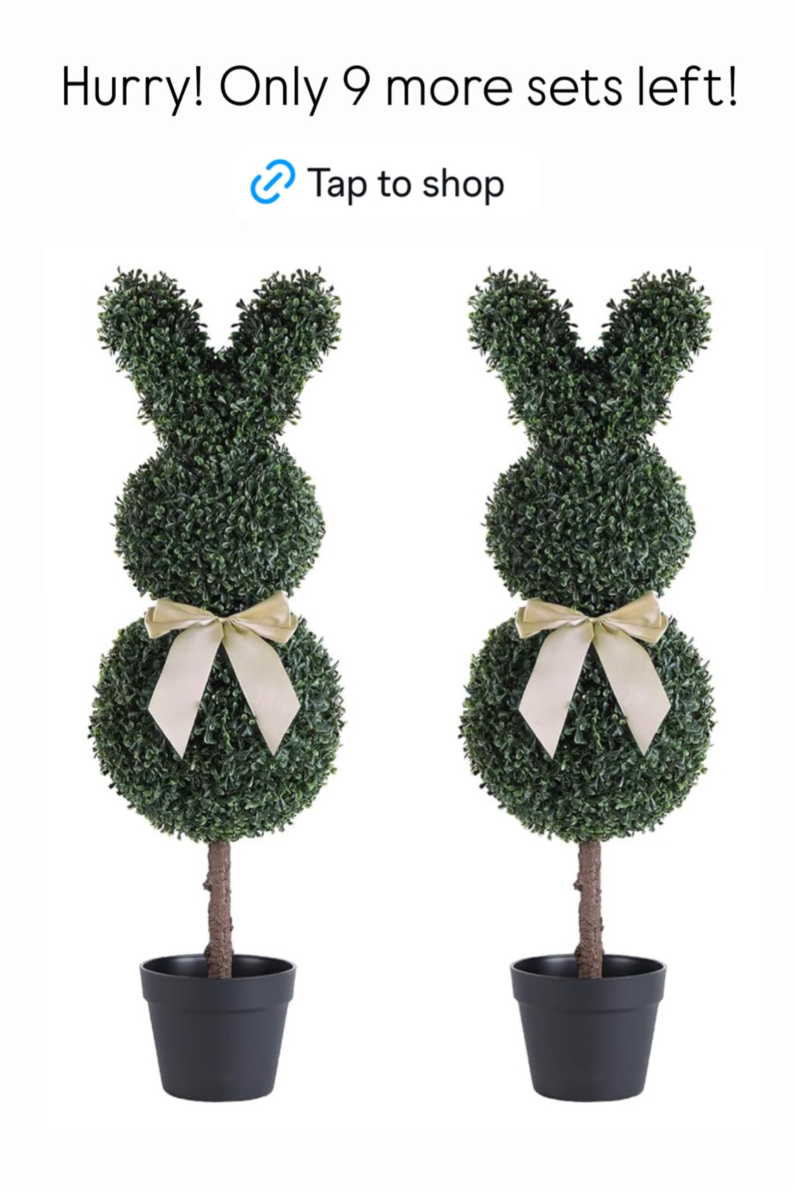 Easter bunny topiary 

#LTKSeasonal #LTKHome #LTKGiftGuide