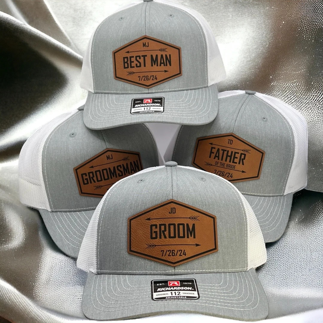 Custom Groom Hat | Richardson 112 | Wedding Hats | Custom Groomsmen Gift | Personalized Hat | Bes... | Etsy (US)
