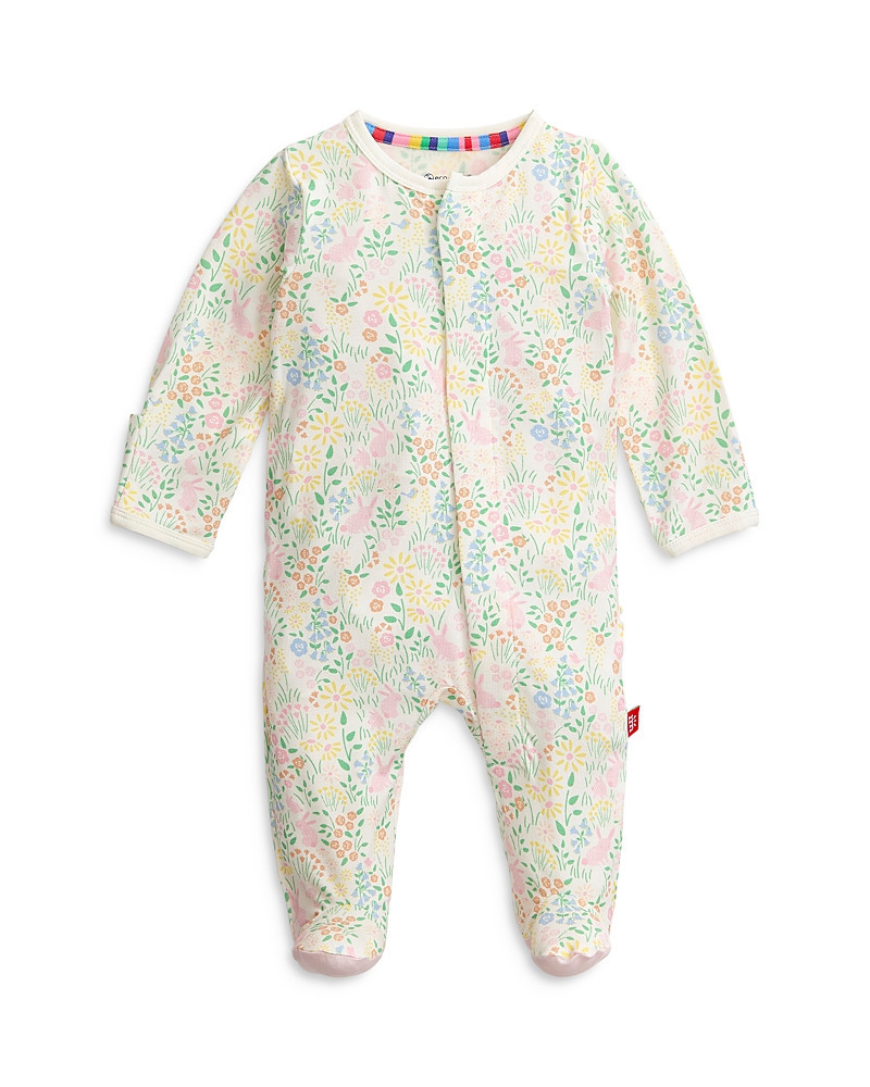 Magnetic Me Girls' Hoppy Garden Footie Ruffled One Piece - Baby | Bloomingdale's (US)