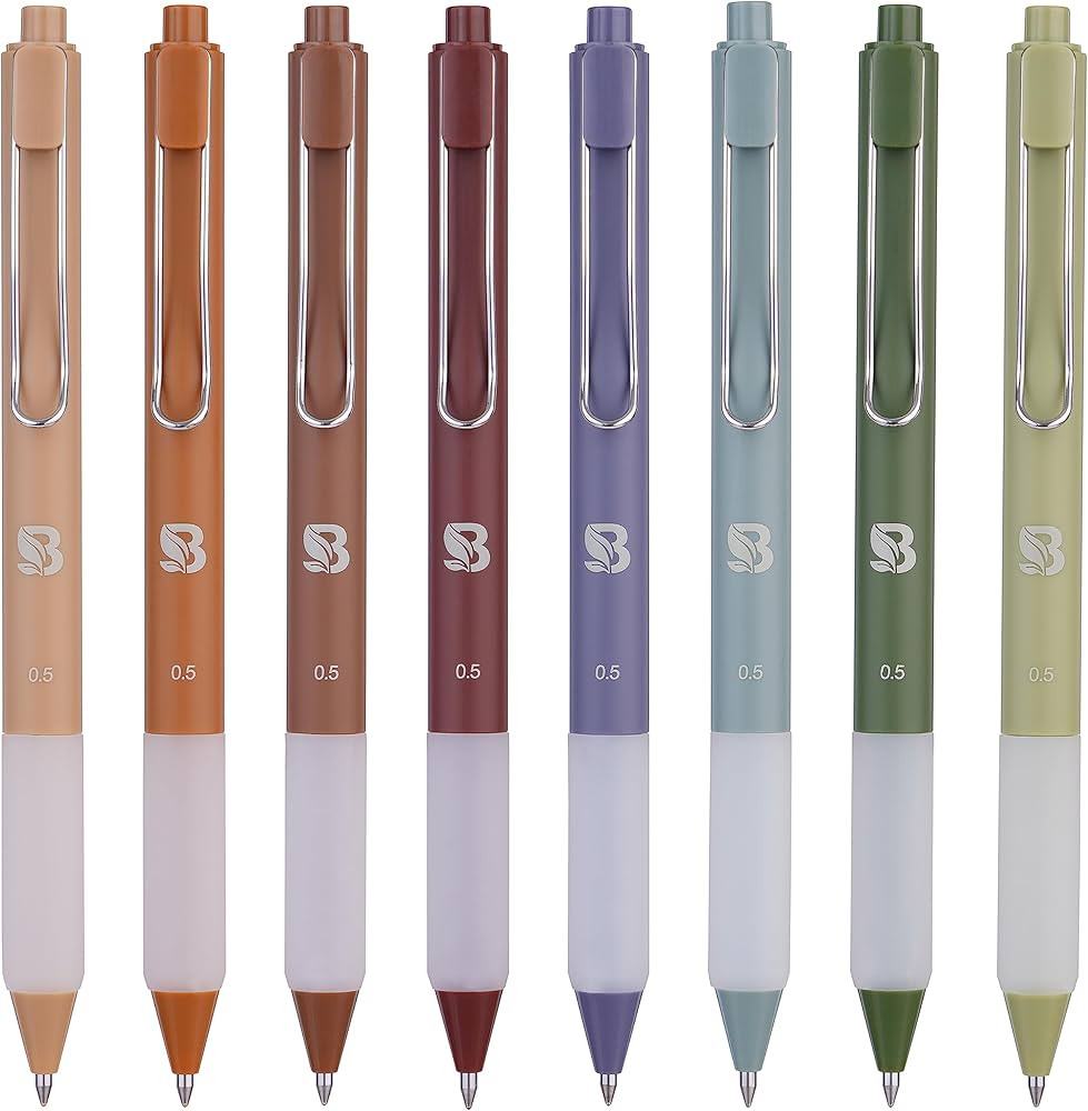 BLIEVE Gel Pens - Earthy, Matte Finish, Smooth Writing, No Bleed - For Journaling, Bible Notes, D... | Amazon (US)