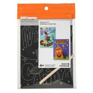 Witch & Jack-o-Lantern Scratch Kit by Creatology™ | Michaels Stores