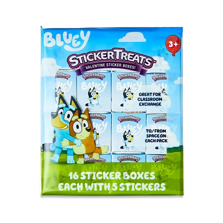 Bluey Sticker Treats, Classroom Exchange, Paper, 16 Count | Walmart (US)