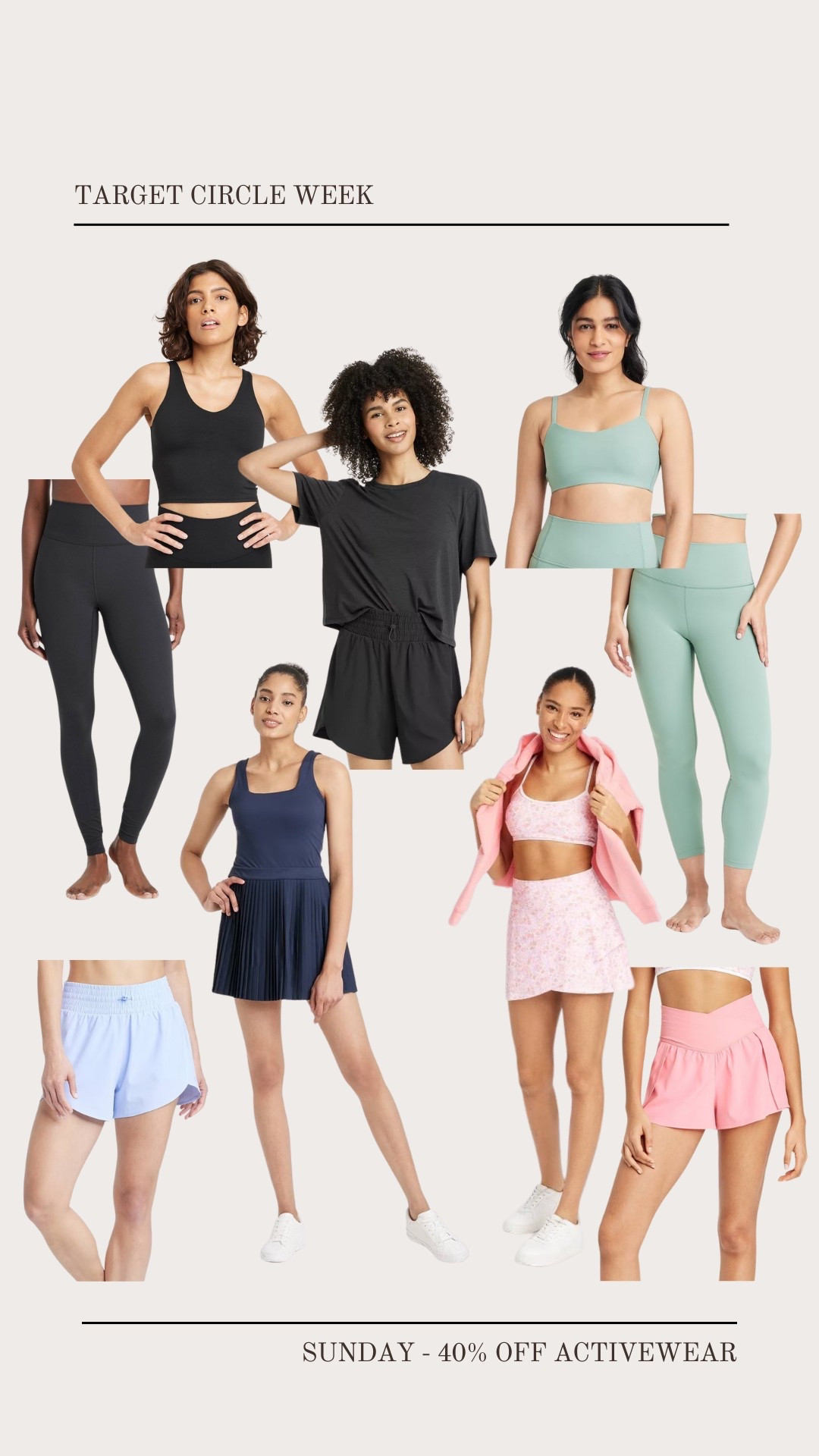 Target Circle Week - 40% Off Activewear 

#LTKActive #LTKSaleAlert #LTKStyleTip