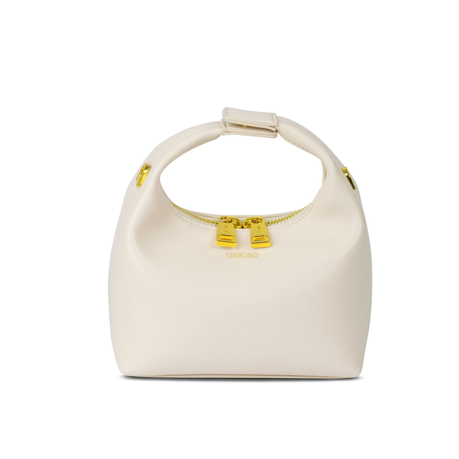 Vienna Top Handle  Crossbody Bag - Ivory | SINBONO INC.