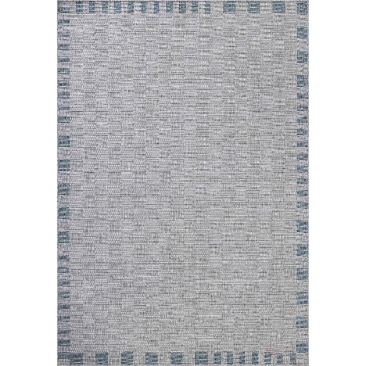 Amber Lewis x Loloi Indoor / Outdoor Topanga Silver / Blue Area Rug | Wayfair North America