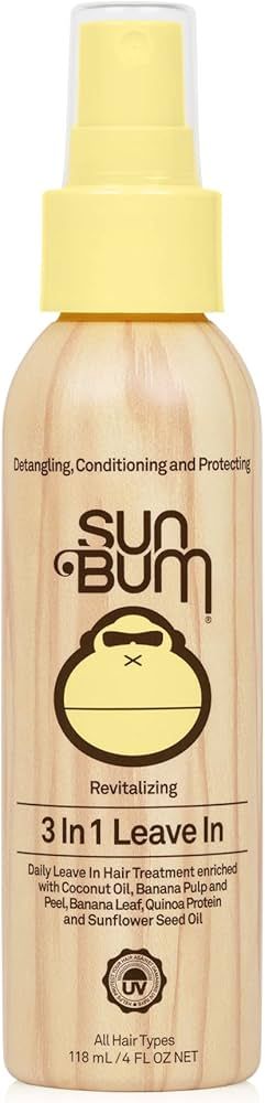 Sun Bum Revitalizing 3 in 1 Leave-In Conditioner Spray Detangler | Anti Frizz , Paraben and Glute... | Amazon (US)