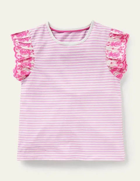 Broderie Sleeve Top | Boden (US)