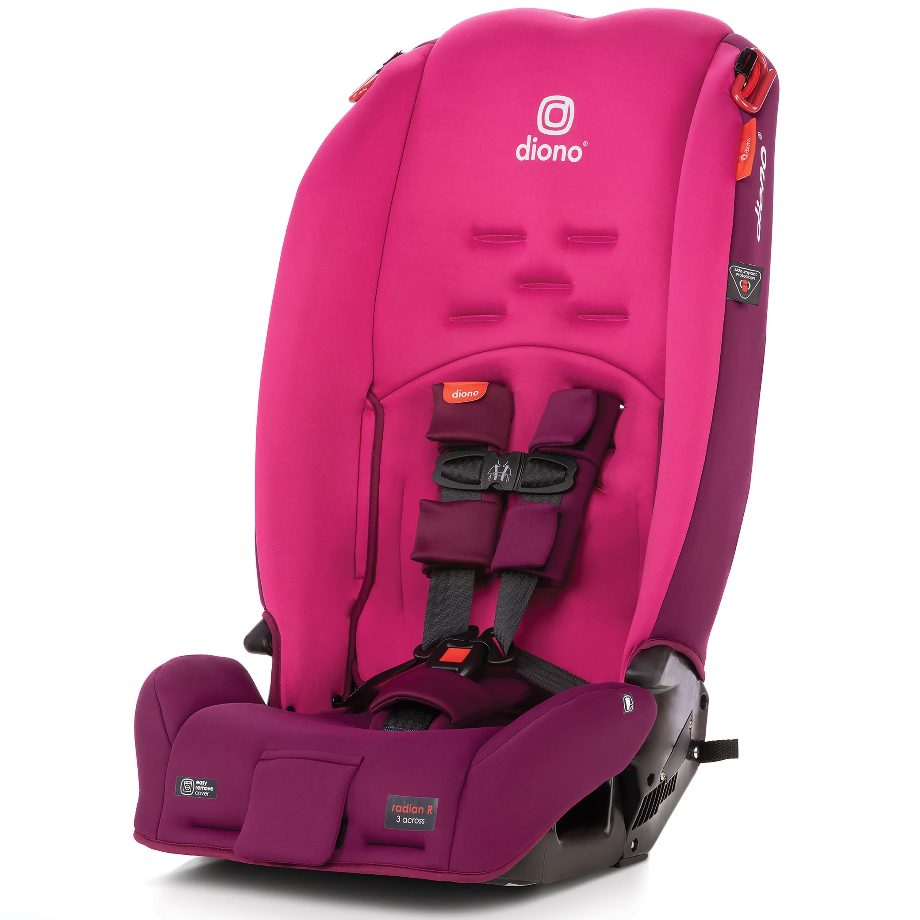 Diono Radian 3R All-in-One Convertible Car Seat, Slim Fit 3 Across, Pink Blossom - Walmart.com | Walmart (US)