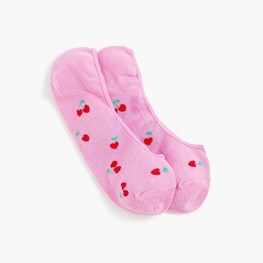 Cherry no-show socks | J.Crew Factory