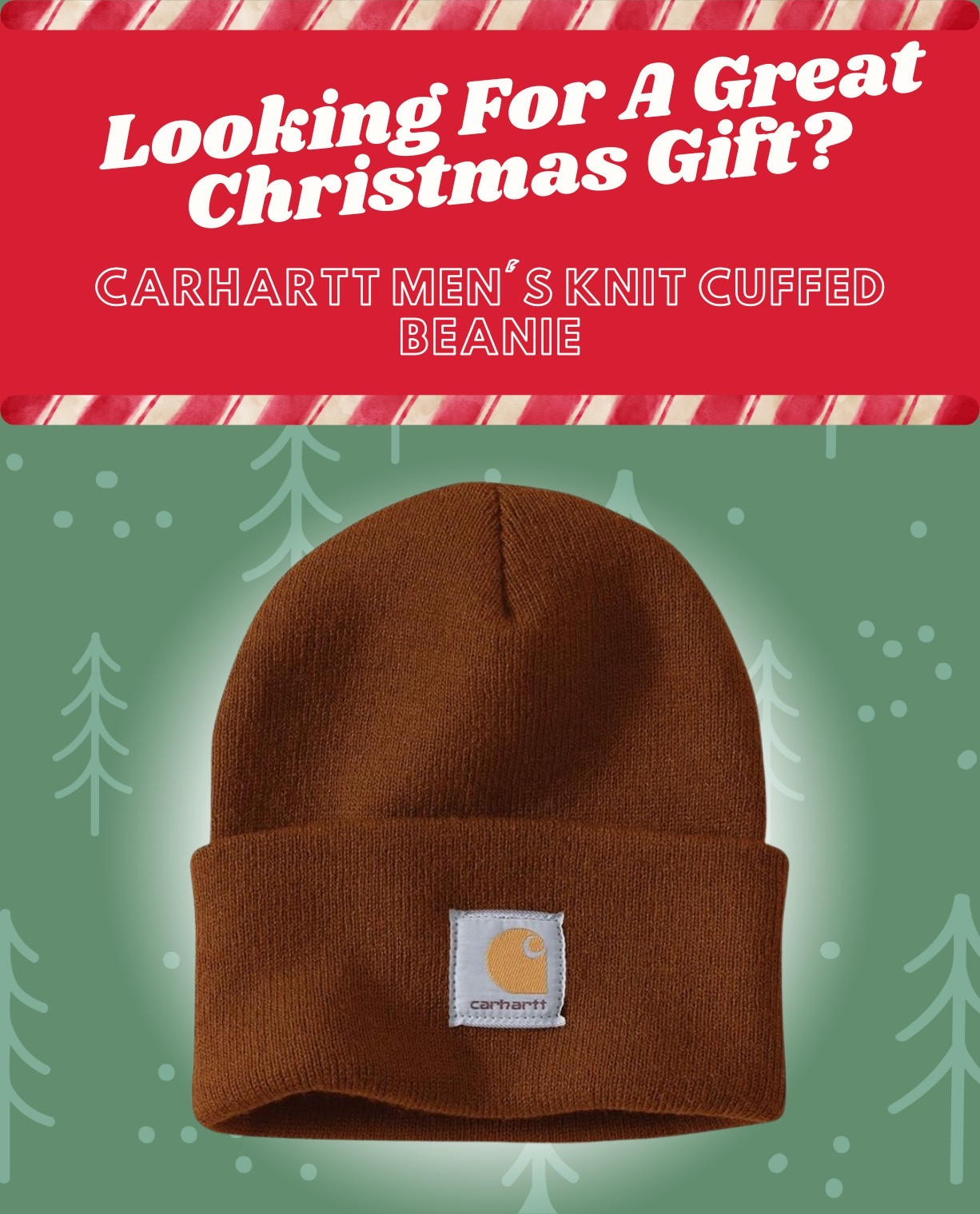 Carhartt Cuffed Beanie – Holly Green

Stay warm and stylish this winter with the Carhartt Cuffed Beanie in Holly Green. This classic beanie features:

A comfortable fit for all-day wear
Durable fabric that stands up to cold weather
A cozy fleece-lined interior for added warmth
The signature Carhartt logo for a rugged, outdoorsy look
Perfect for outdoor adventures or casual wear, this beanie is a winter essential.

#LTKSeasonal #LTKHoliday #LTKGiftGuide