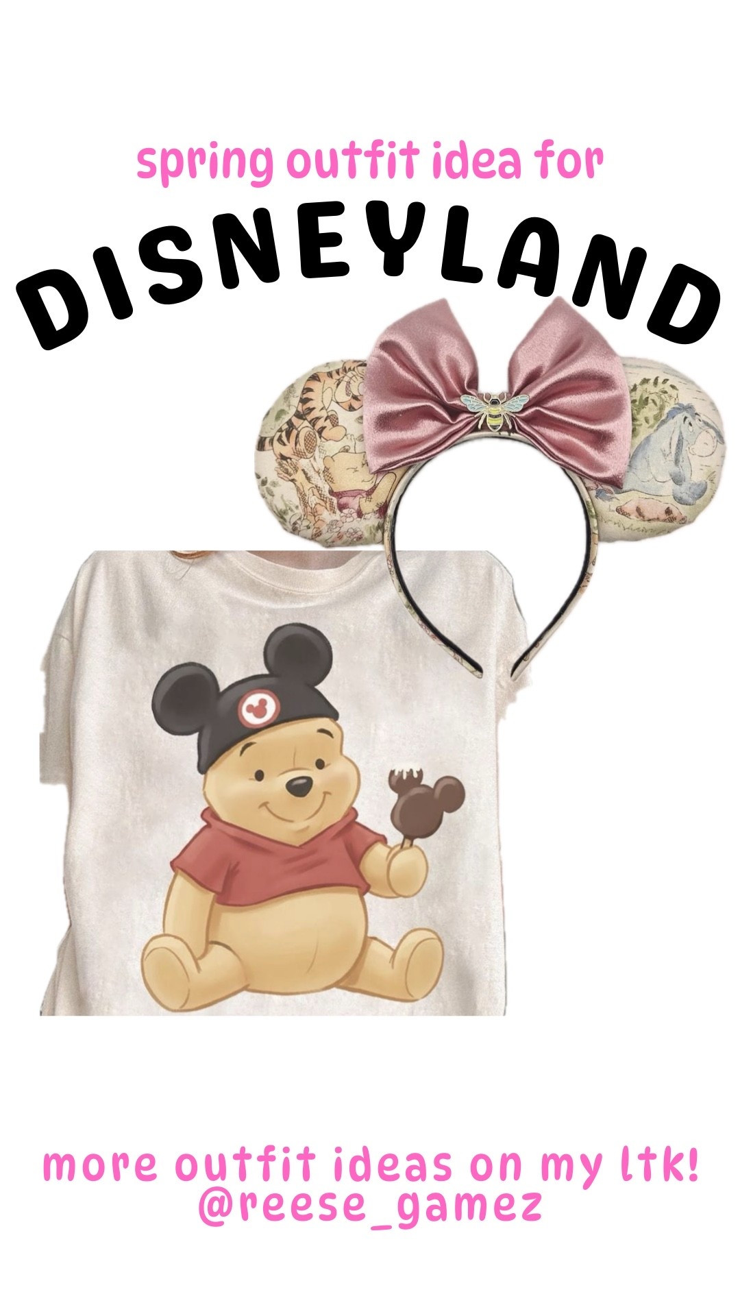 disney outfit, disneyland outfit, disney outfits, disneyland outfits, winnie the pooh outfit, mickey ears, minnie ears

#LTKSeasonal #LTKTravel #LTKootd