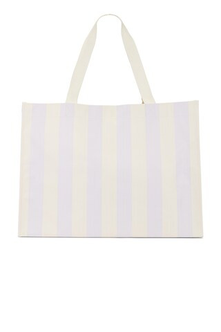 Sunnylife Carryall Beach Bag in Rio Sun Pastel Lilac Stripe from Revolve.com | Revolve Clothing (Global)