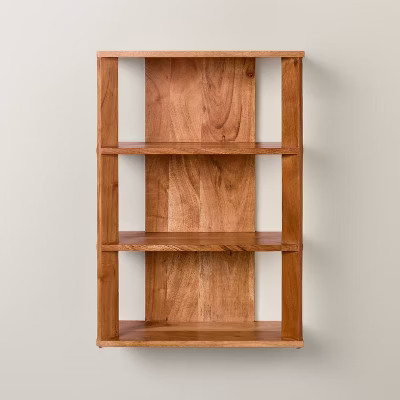 14" Wide 4 Shelf Mid-Century Wall Bookshelf - Hearth & Hand™ with Magnolia | Target