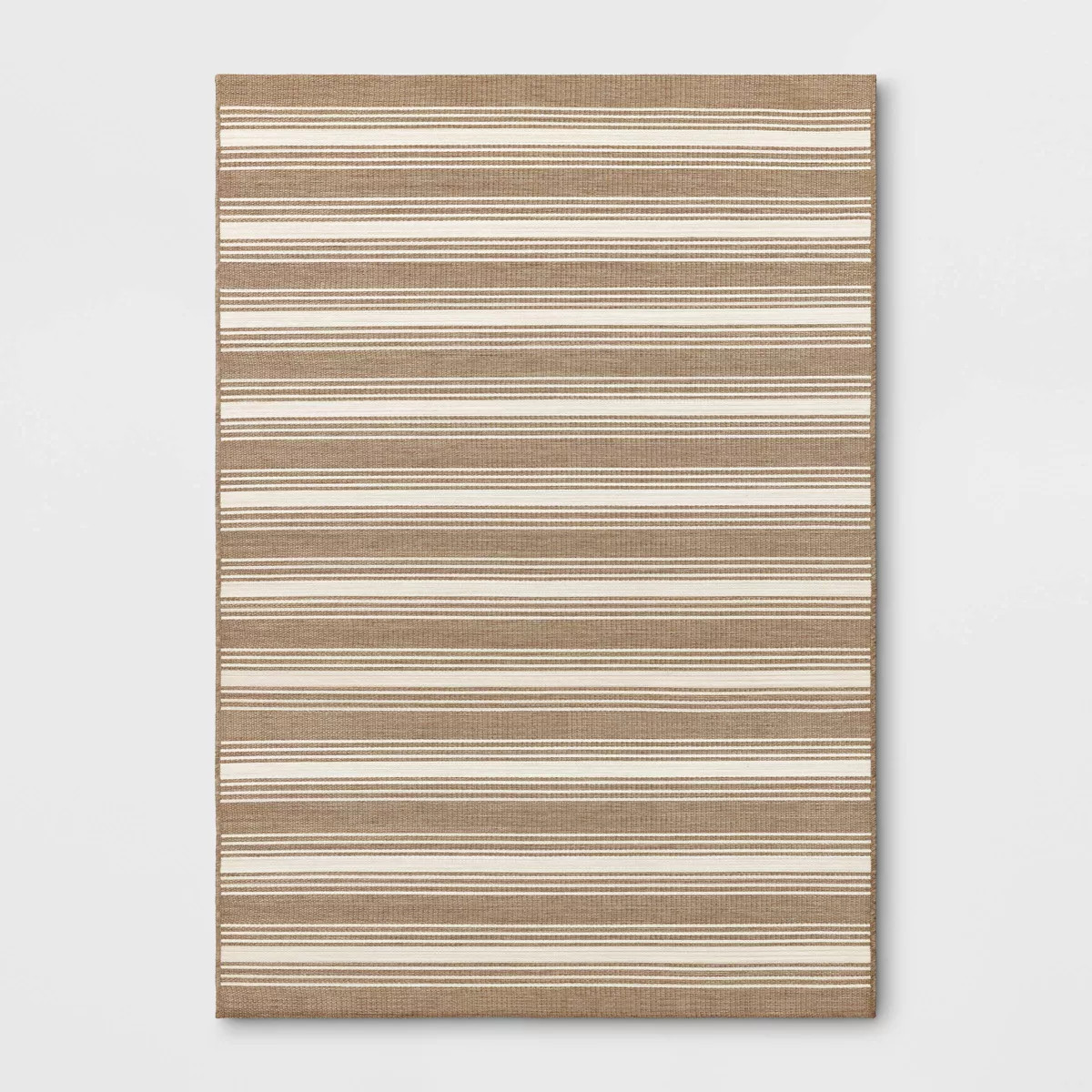 7'x10' Striped Outdoor Area Rug Tan - Threshold™ | Target