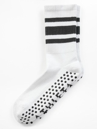 Athleta Pilates Gripper Crew Sock | Athleta