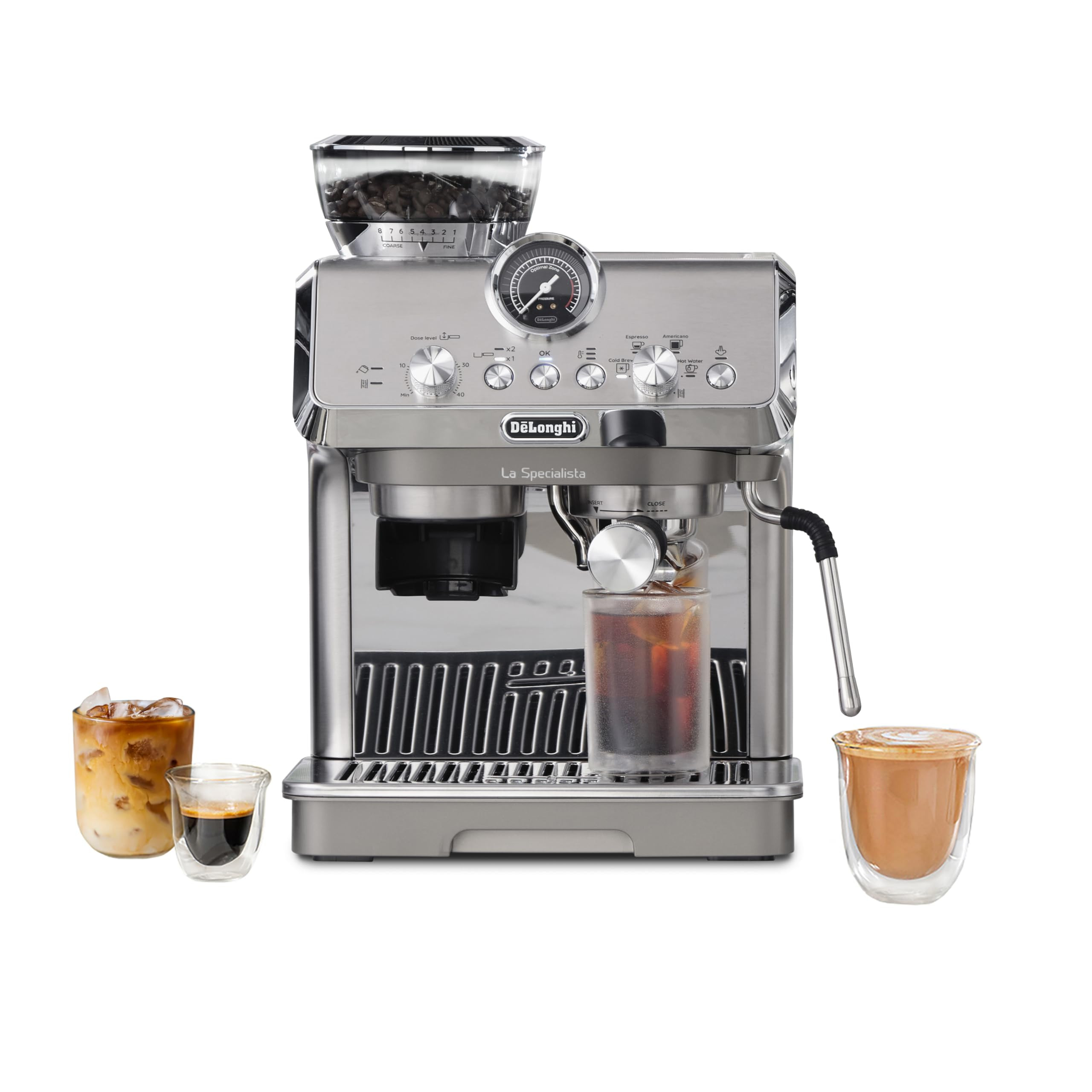 De'Longhi La Specialista Arte Evo Espresso Machine - Compact Cold Brew Coffee Maker with Grinder,... | Amazon (US)