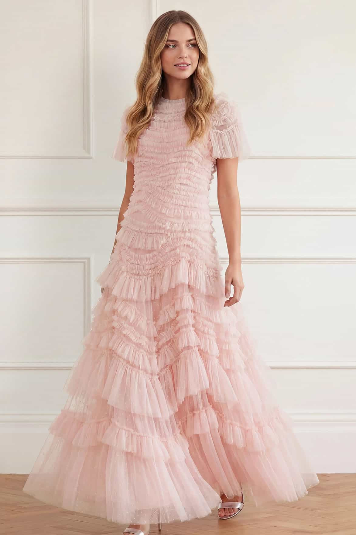 Wild Rose Short Sleeve Gown | Needle & Thread