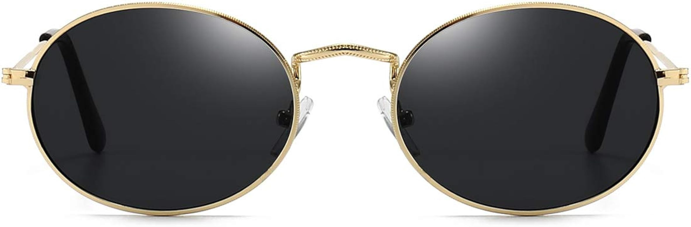 Dollger Oval Sunglasses for Women Vintage Metal Frame Glasses Anti Reflective Retro Eyeglasses Un... | Amazon (US)