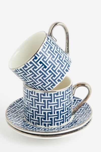 2-pack Espresso Cup & Saucer | H&M (US)