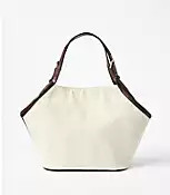 Canvas Buckle Strap Bag | LOFT