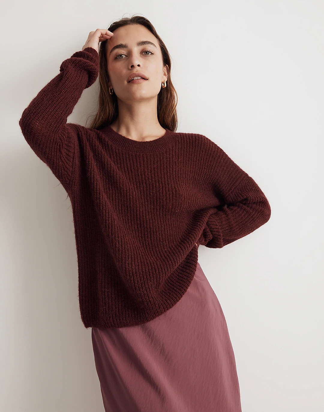 Ribbed Crewneck Sweater | Madewell