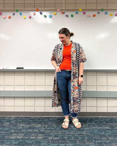 Kimonos + Jeans + Sandals is one of my favorite spring outfit combinations. Expect to see it probably once a week until the end of the school year! 

This kimono comes in a set with matching shorts  

#LTKSeasonal #LTKmidsize #LTKfindsunder50