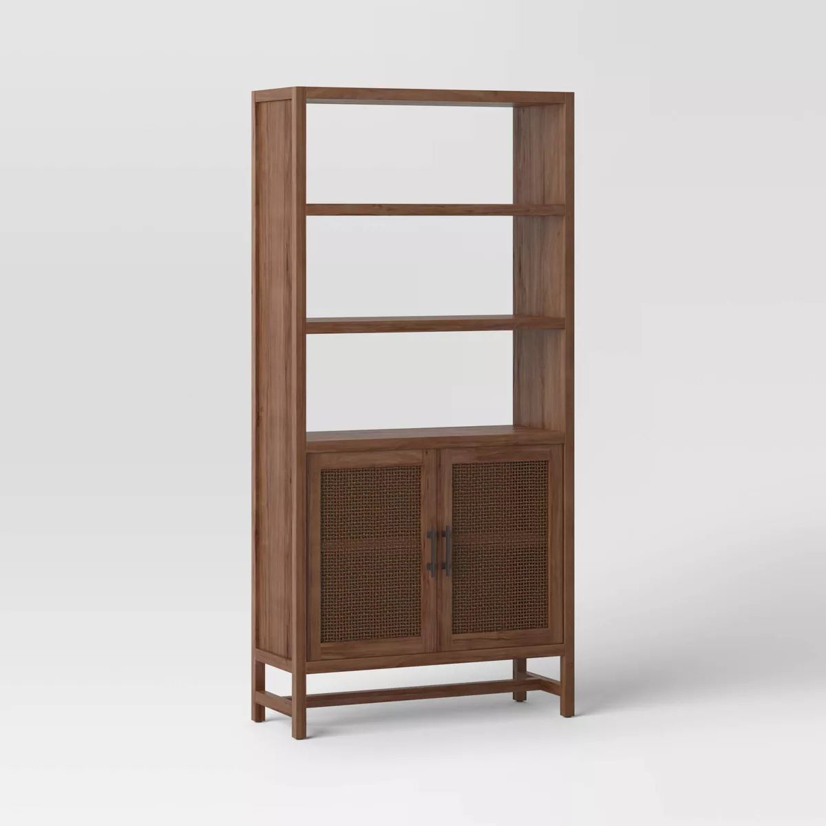 70.5" Warwick Storage Bookcase Brown - Threshold™ | Target