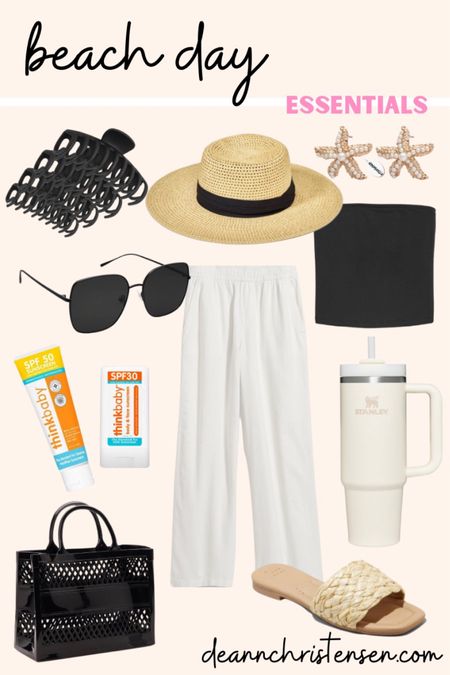 Beach day essentials 🌤️ #summeroutfit #summer #spfs #summerfit #womenstyle #momstyle #amazonsummer #safesuncreen #beachday #beachfun #summerfun #outfits #swimday #swim #poolday #stanley

#LTKstyletip #LTKSeasonal #LTKswim