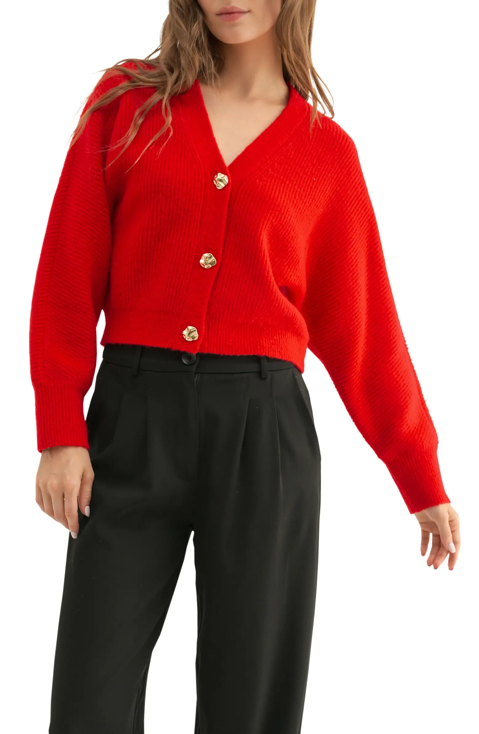 Dolman Sleeve Crop Cardigan | Nordstrom