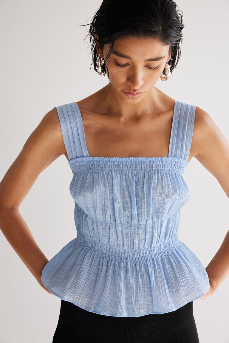 Crêpe Peplum Top | H&M (US + CA)